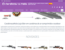 Tablet Screenshot of carabinasamola.com.pt